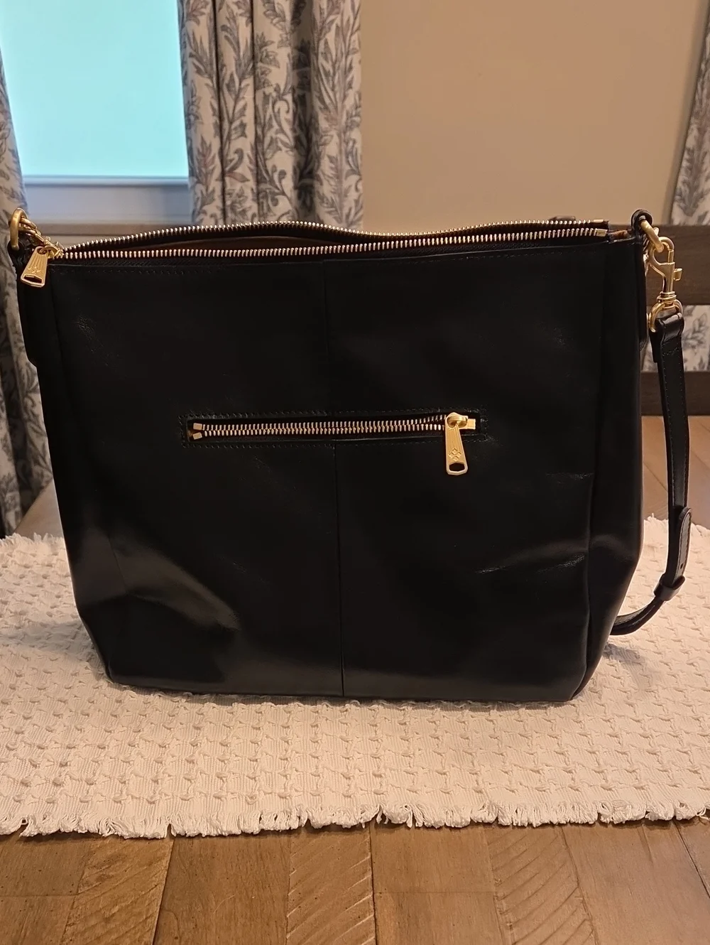 Patricia Nash Lila Leather Hobo Crossbody With Braided Handle